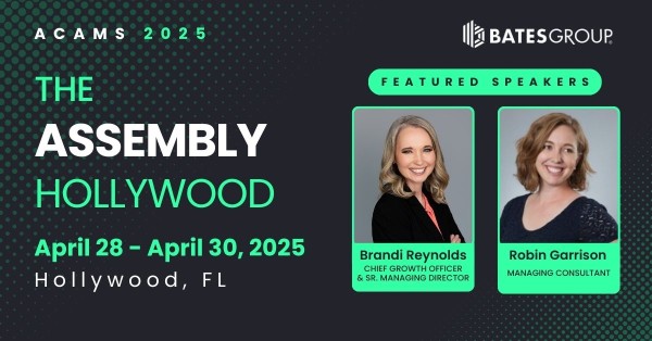 Bates Group at ACAMS Assembly Hollywood 2025: Advancing AML/AFC Compliance