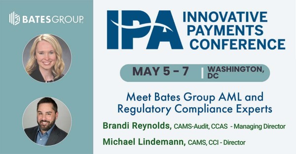 Join Bates Group at the 2024 IPA Innovative Payments Conference, May 5-7 in Washington, D.C.