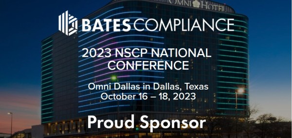 Bates is a Proud Sponsor of the 2023 NSCP National Conference