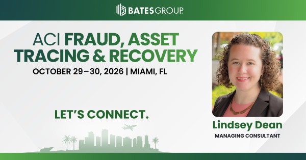 Lindsey Dean Attending ACI Fraud, Asset Tracing & Recovery 2026 in Miami