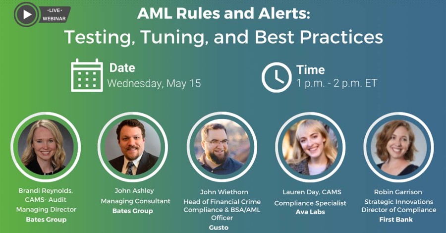 Anti-Money Laundering Rules and Alerts—Testing, Tuning, and Best Practices