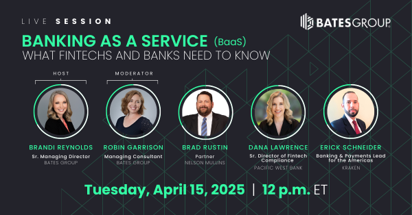 Live CLE Webinar: BaaS - What Fintechs and Banks Need to Know