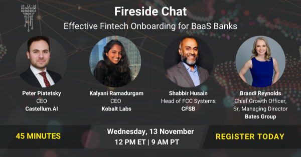 Fireside Chat:&nbsp; Effective Fintech Onboarding for BaaS Banks