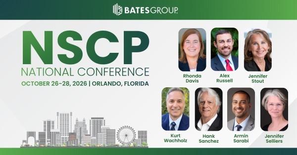 Bates Group is a Proud Sponsor of the 2026 NSCP National Conference