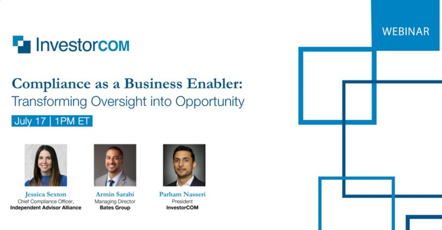 Live Program from InvestorCOM: Compliance as a Business Enabler