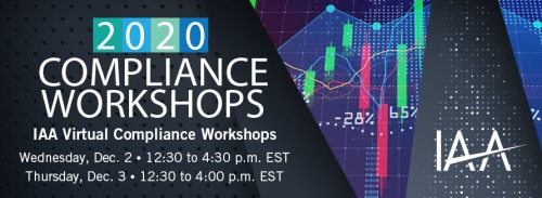 IAA 2020 Compliance Workshops December 2-3, 2020 - Sponsored by Bates Compliance
