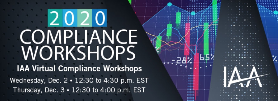 IAA 2020 Compliance Workshops December 2-3, 2020 - Sponsored by Bates Compliance